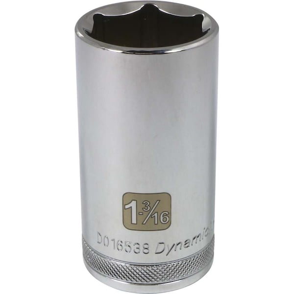 1/2" Drive, 1-3/16" SAE Socket, 6 Points